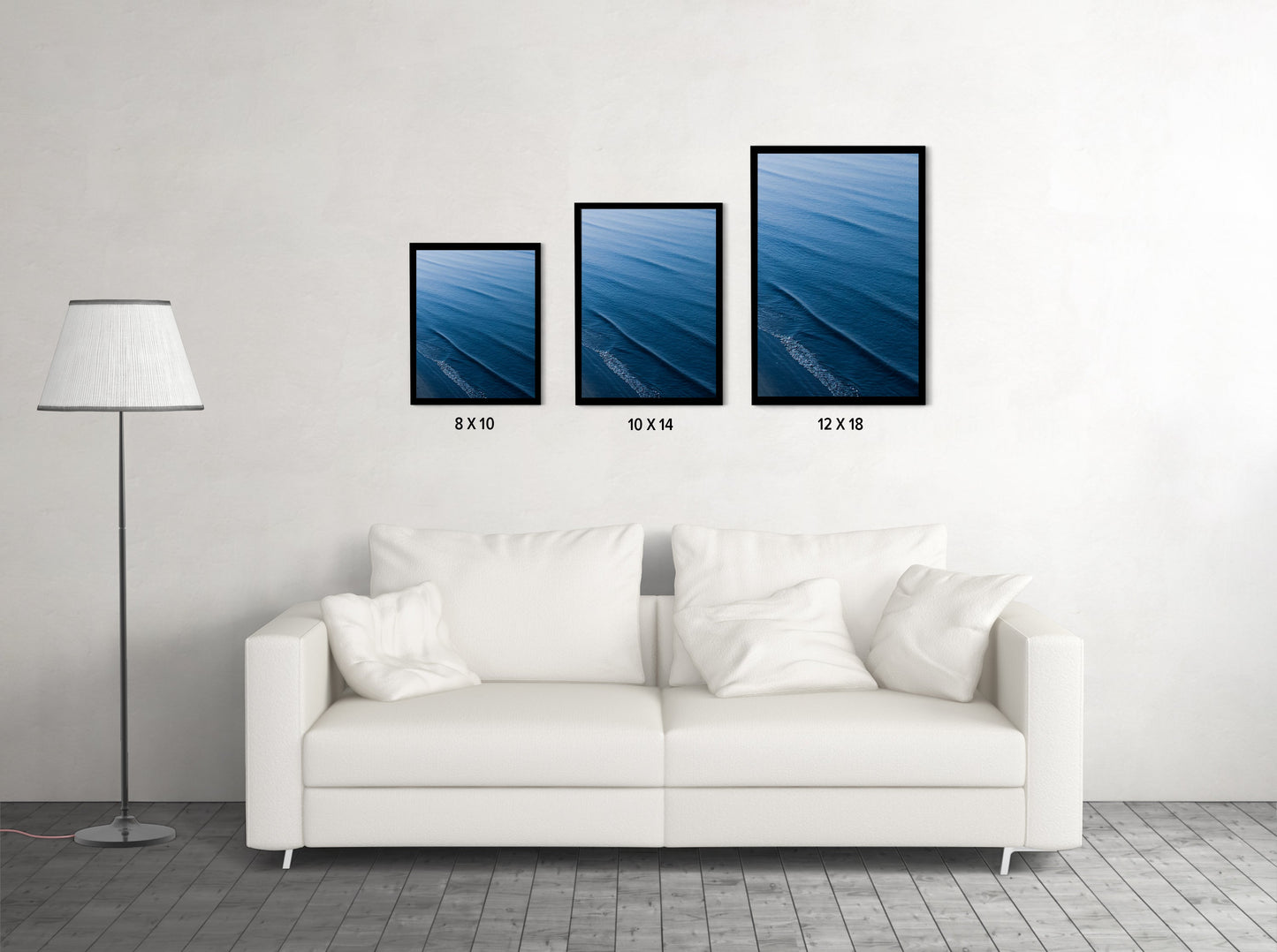 Endless Blues, Rann of Kutch - Wall Photo Frame by Jeet Khagram
