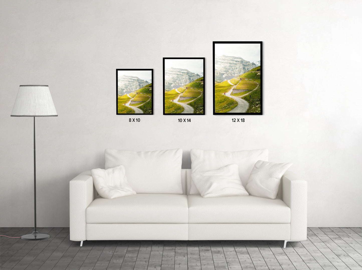 Scenic Views in Kleine Scheidegg, Switzerland - Wall Photo Frame by Jeet Khagram