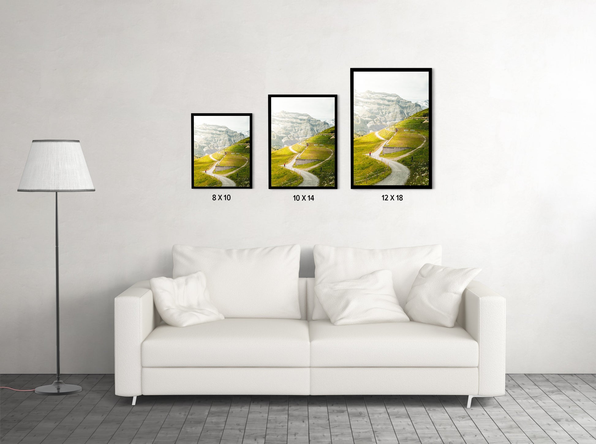 Scenic Views in Kleine Scheidegg, Switzerland - Wall Photo Frame by Jeet Khagram