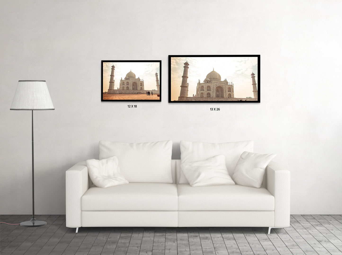 The Grandeur of the Taj Mahal at Sunset, Agra - Wall Photo Frame by Jeet Khagram
