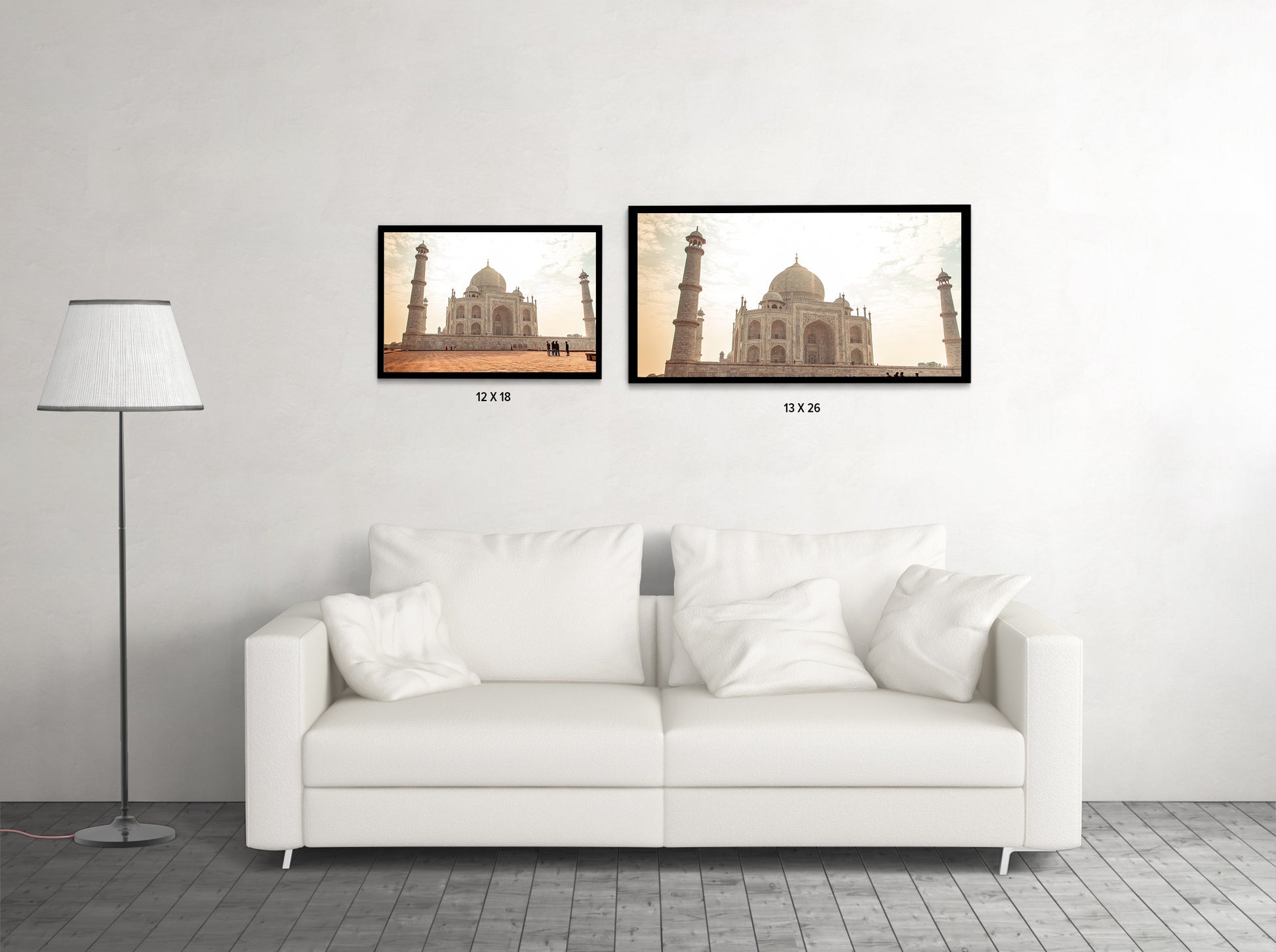 The Grandeur of the Taj Mahal at Sunset, Agra - Wall Photo Frame by Jeet Khagram