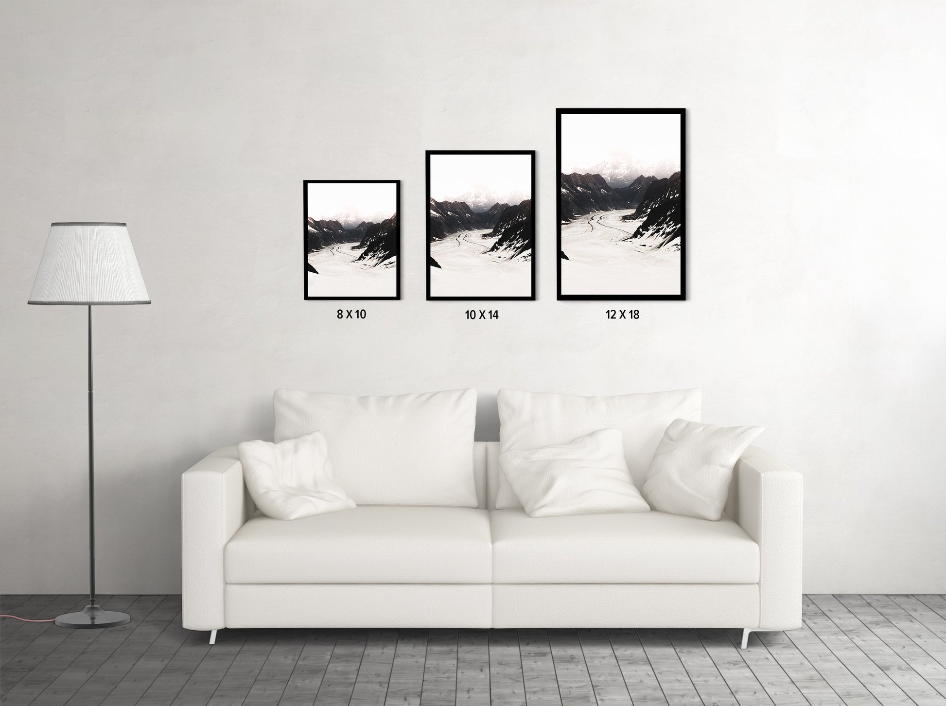 Great Aletsch Glacier, Switzerland - Wall Photo Frame by Jeet Khagram