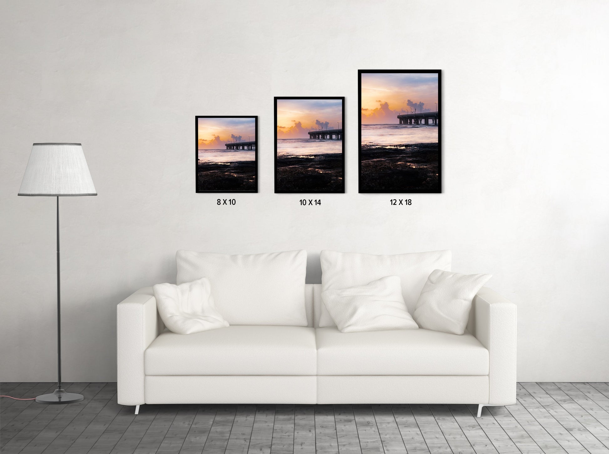 Bandra-Worli Sea Link Sunrise - Wall Photo Frame by Jeet Khagram