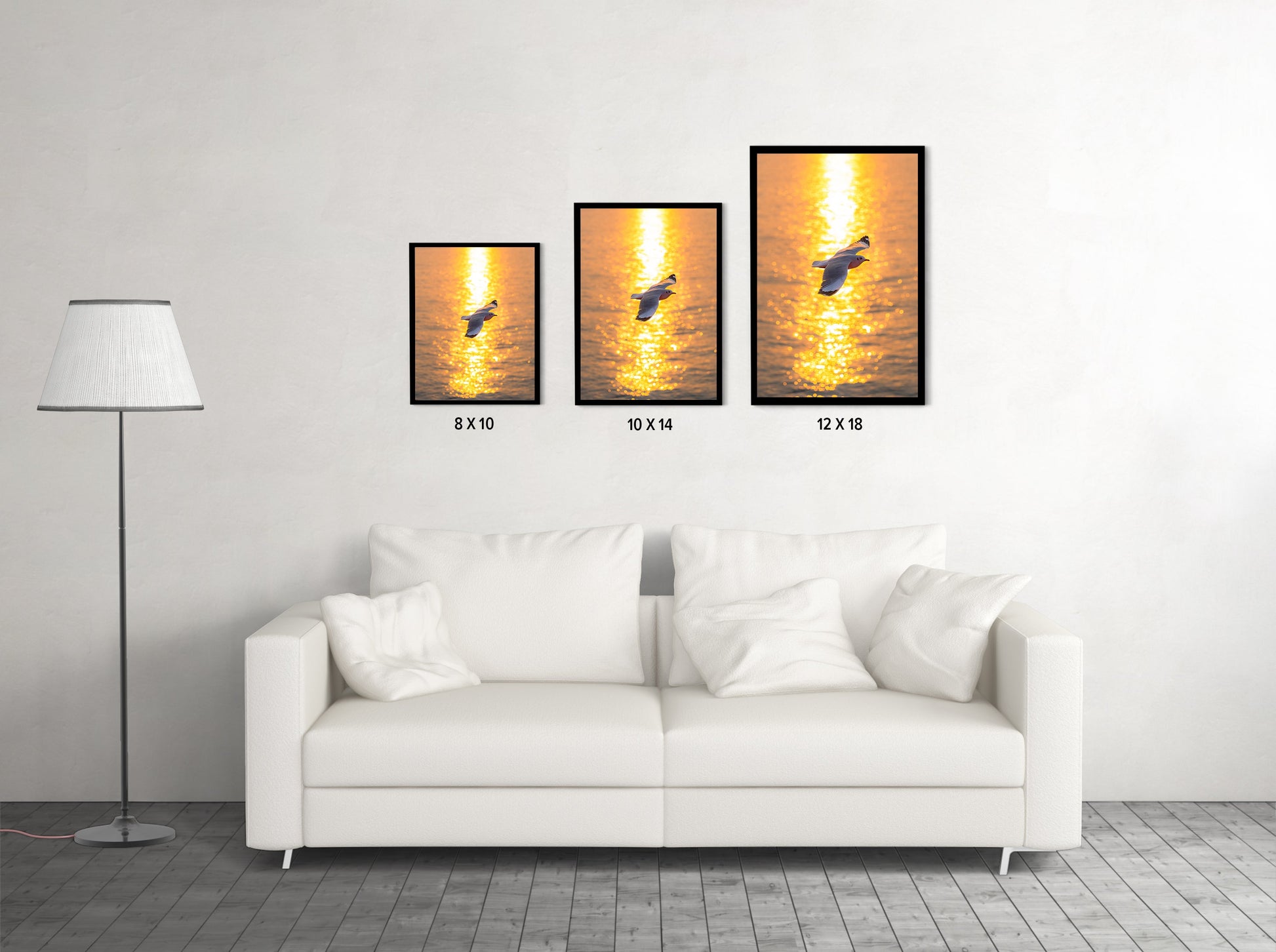 Wings Over Gold - Wall Photo Frame by Jeet Khagram