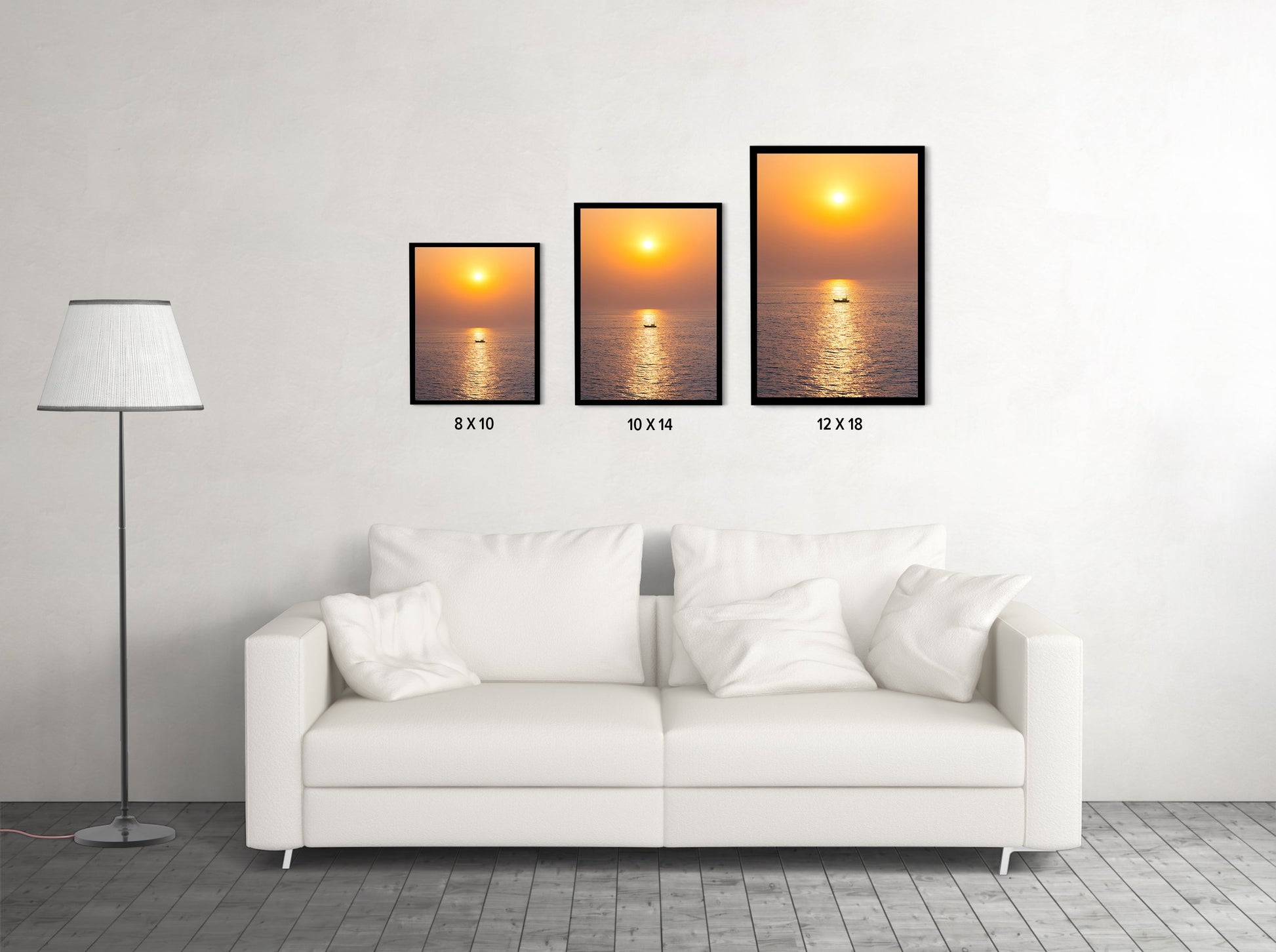 Arabian Sea Golden Sunset - Wall Photo Frame by Jeet Khagram