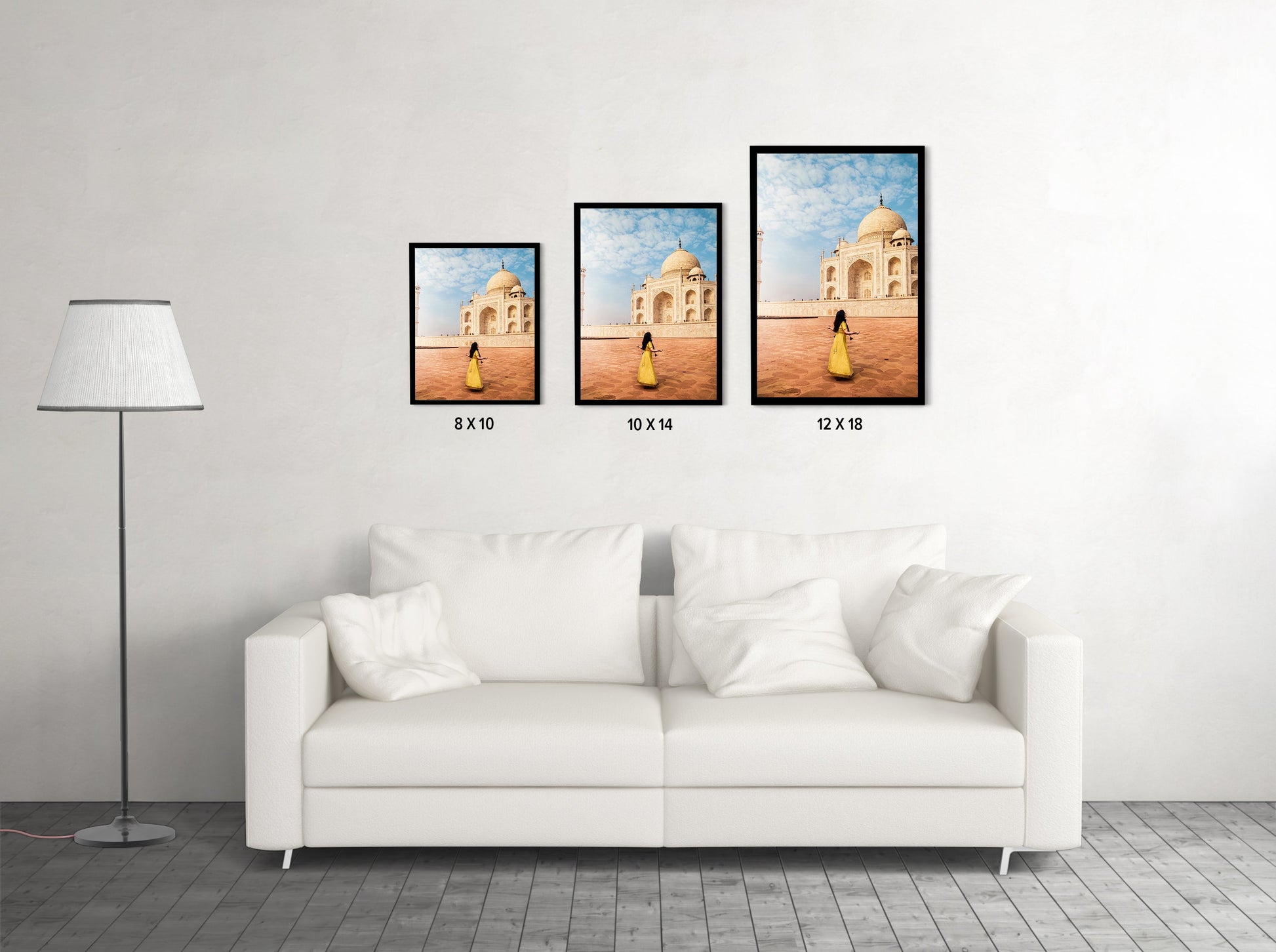 Embracing the Taj Mahal, Agra - Wall Photo Frame by Jeet Khagram