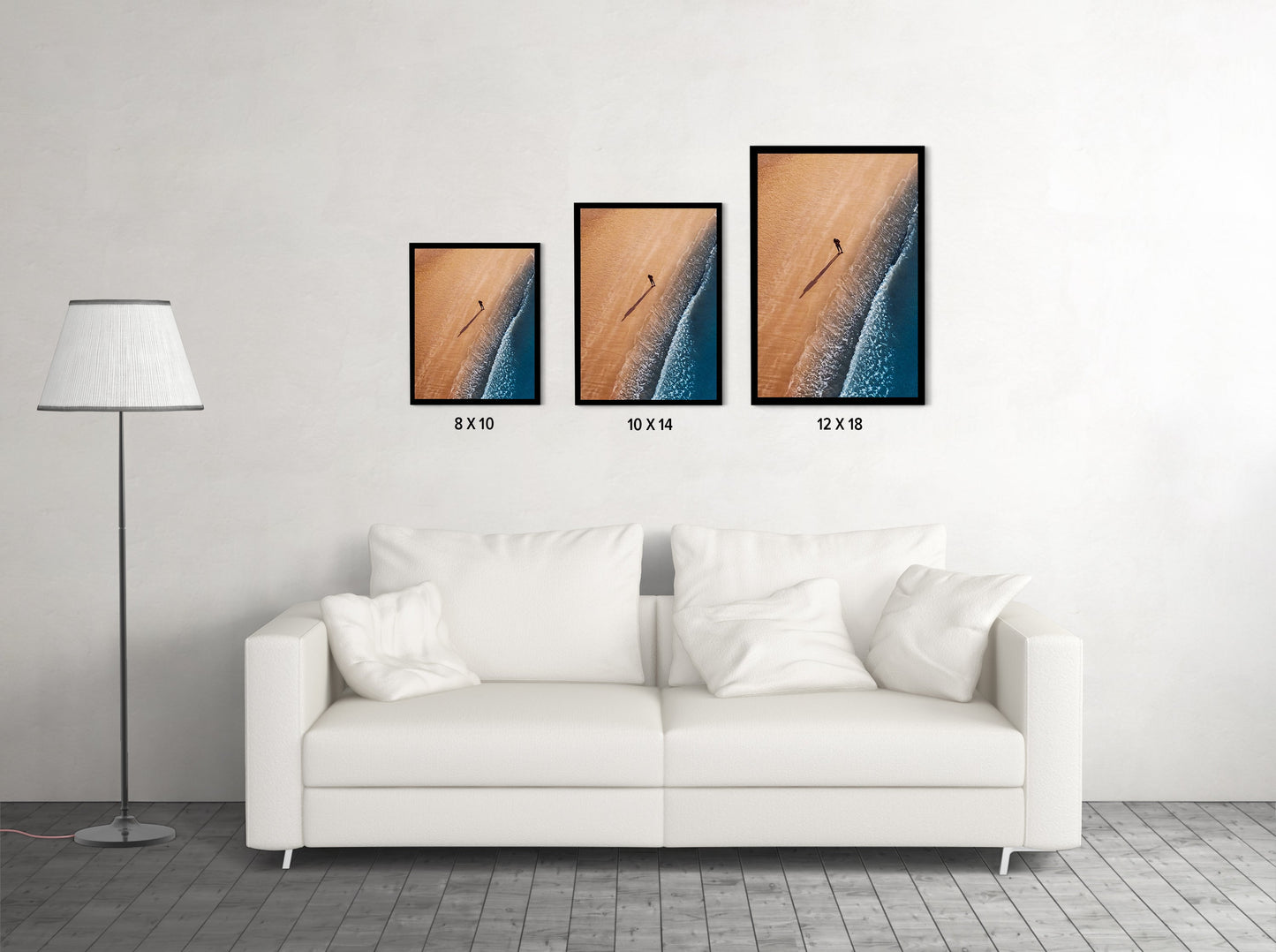 Rann of Kutch Abstract - Minimalist - Wall Photo Frame by Jeet Khagram