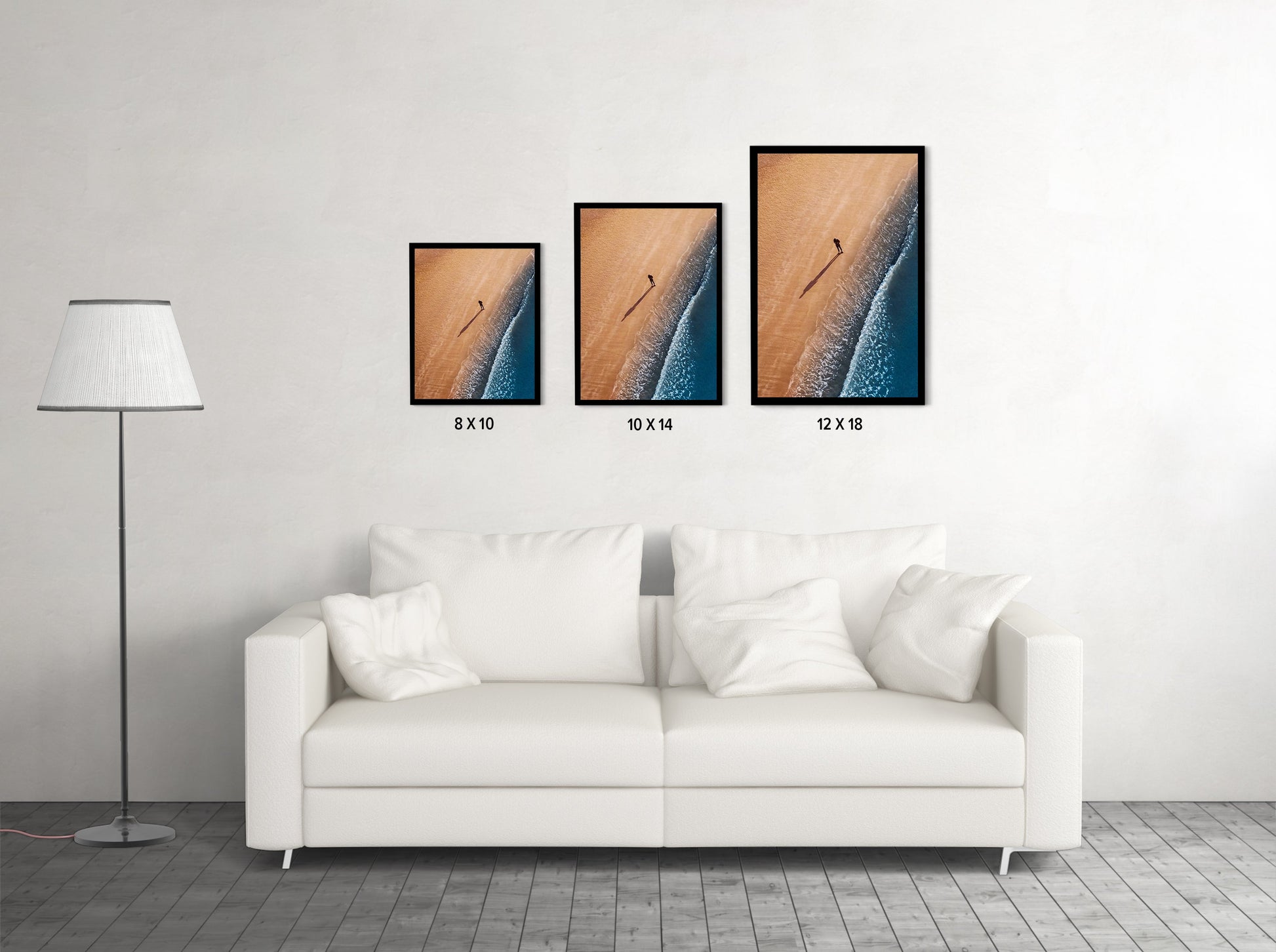 Rann of Kutch Abstract - Minimalist - Wall Photo Frame by Jeet Khagram