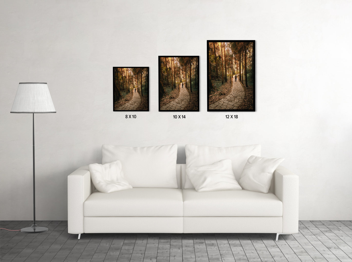 The Forest Path Nature Photography - Wall Photo Frame by Jeet Khagram