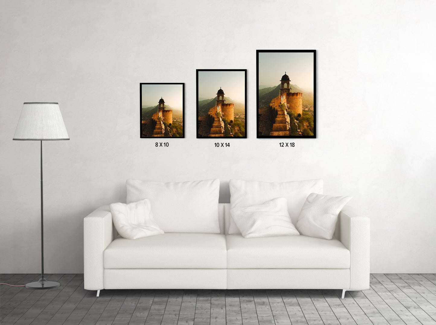 Golden Hour at Amber Fort, Jaipur - Wall Photo Frame by Jeet Khagram
