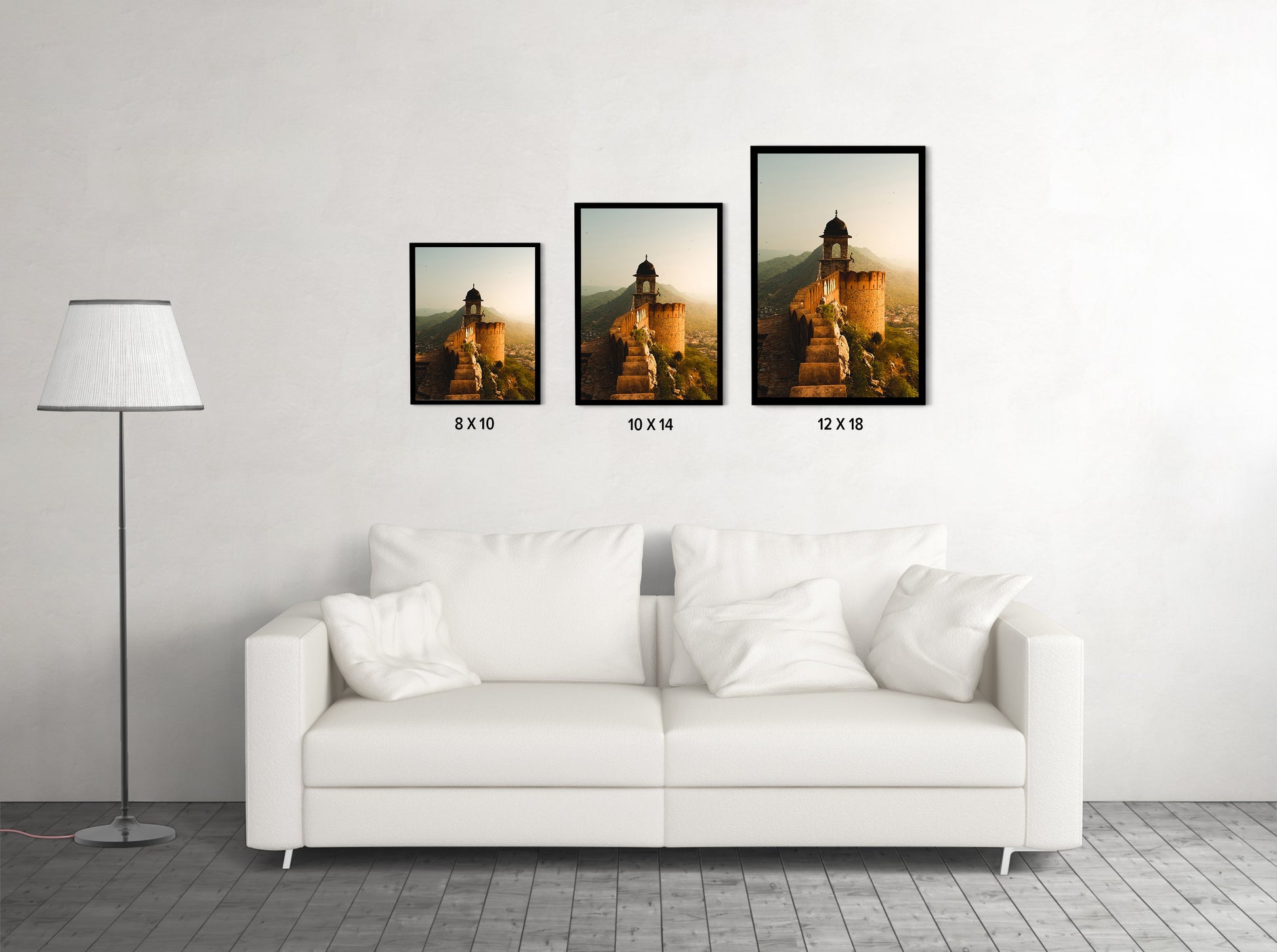 Golden Hour at Amber Fort, Jaipur - Wall Photo Frame by Jeet Khagram