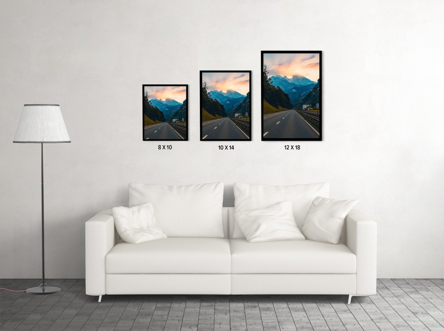 Road Trip Through the Swiss Alps, Switzerland - Wall Photo Frame by Jeet Khagram