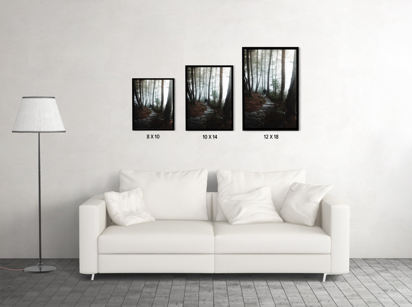 Foggy Path Through the Woods, Arunachal Pradesh - Wall Photo Frame by Jeet Khagram