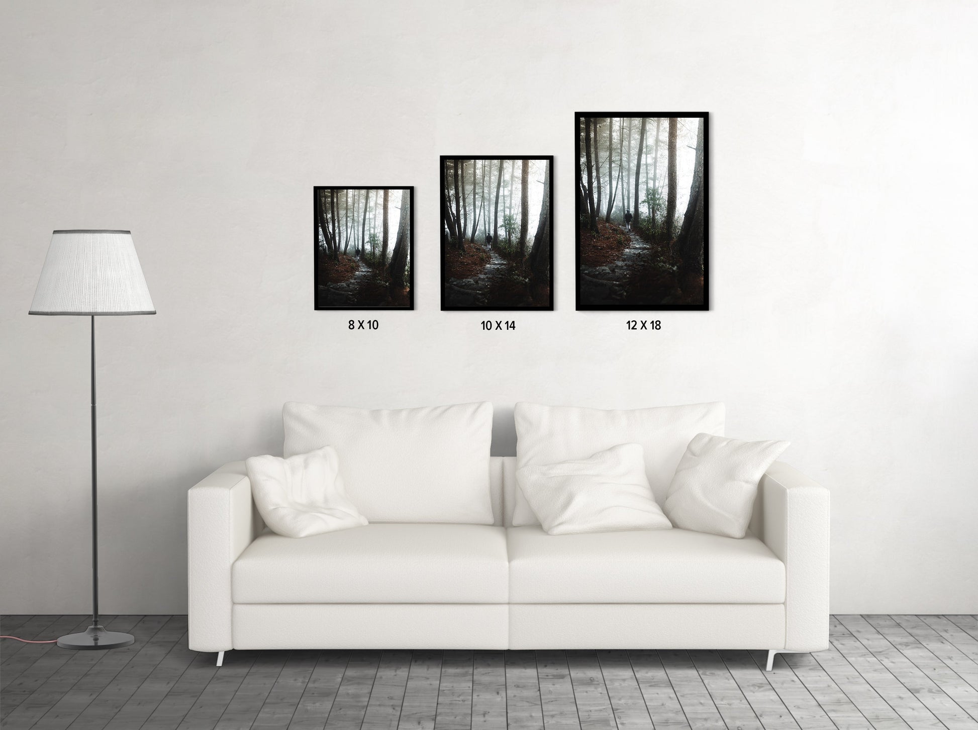 Foggy Path Through the Woods, Arunachal Pradesh - Wall Photo Frame by Jeet Khagram