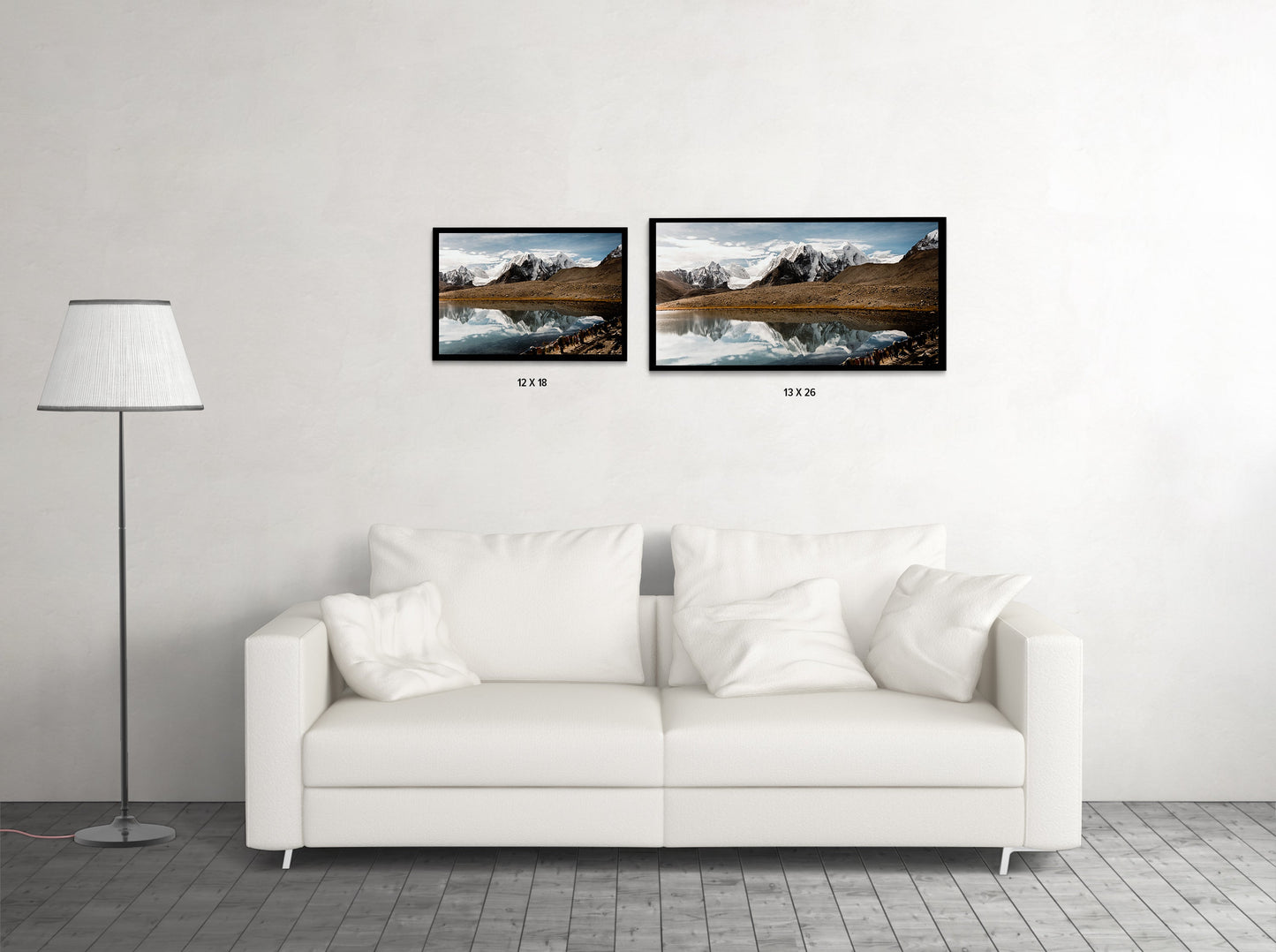 Mirror of the Himalayas: Alpine Lake Reflection - Wall Photo Frame by Jeet Khagram